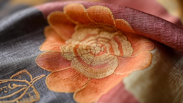 trzy haftowane próbki obok siebie